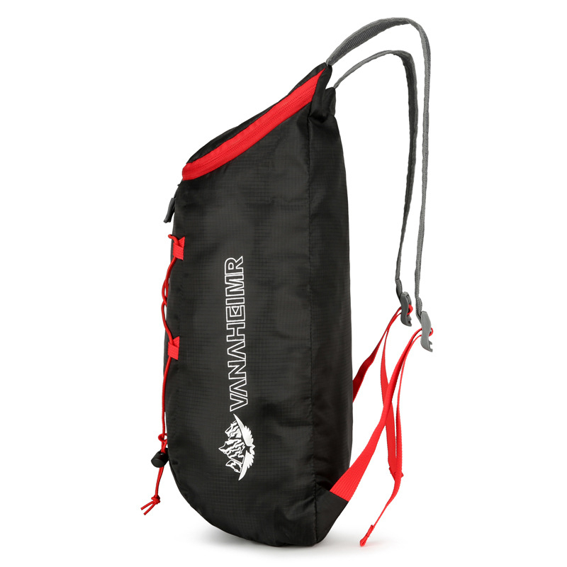 Zaino sportivo pieghevole multifunzionale per escursionismo da campeggio Borsa fitness in tessuto di nylon impermeabile ultraleggero