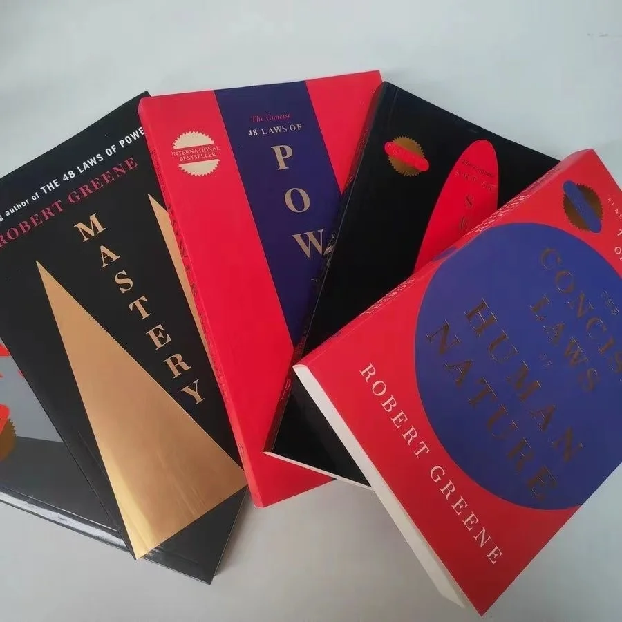 ロバート・グリーン著 5 冊/セット The Concise 48 Laws Of Power;人間性の簡潔な法則;誘惑とマスタリーの芸術: 戦争