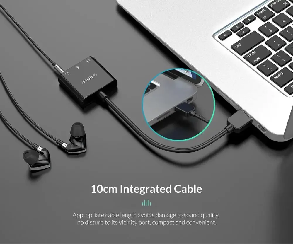 SC2 Externe USB-Soundkarte, Audio-Buchse, 3,5-mm-Kabeladapter, Lautstärkeregelung, treiberfreies Stereomikrofon, Lautsprecher, Headset