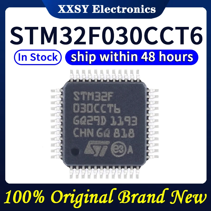 STM32F030C8T6 STM32F030CCT6 STM32F030F4P6 STM32F030K6T6 STM32F030R8T6 STM32F030RCT6 STM32F030C6T6 En stock 100% Original y nuevo