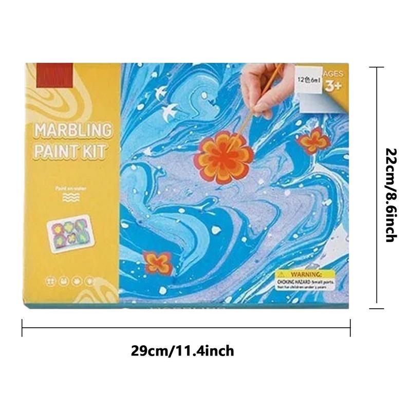 Wasser Marmorierung Farbe Set DIY Handwerk Kits Kunst Set Wasser Marmorierung