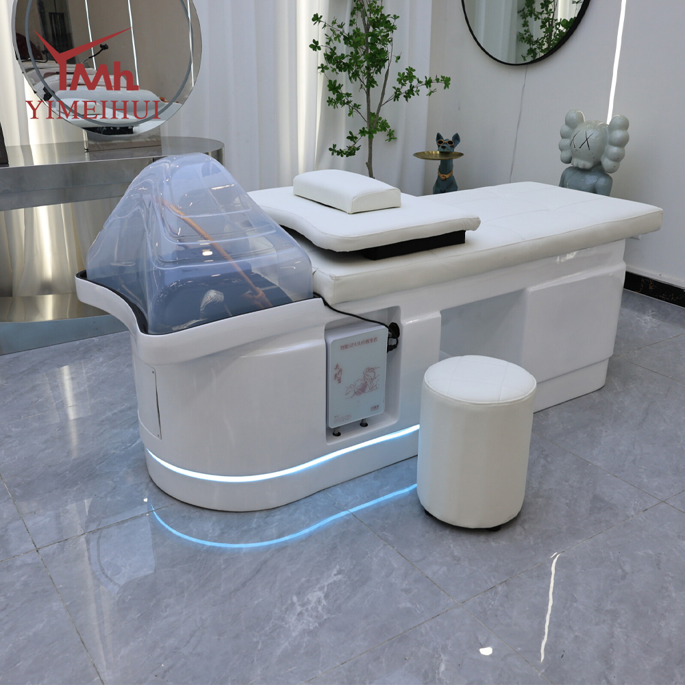 Salon Washing Hair Massage Hydrotherapy Shampoo Bed Spa Head Water Therapy Circulation Shampoo Beds
