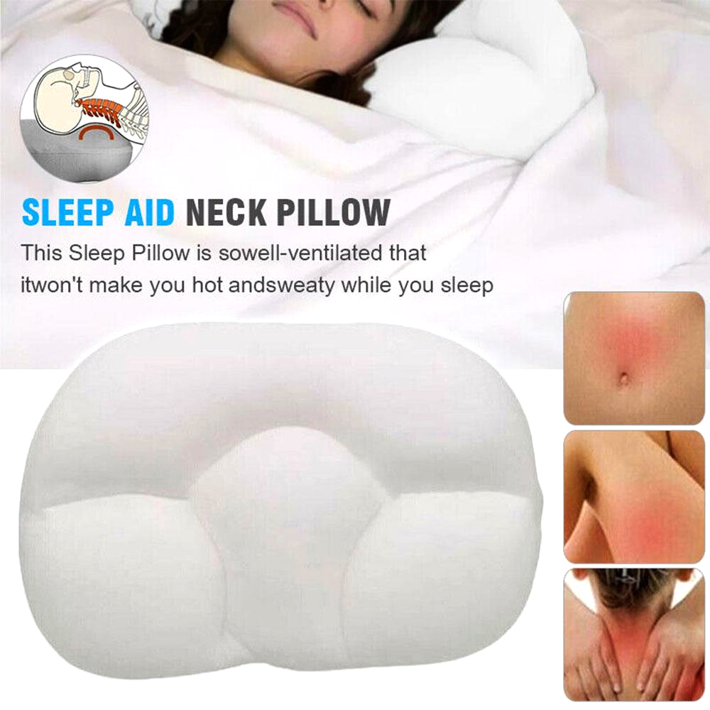 Body Massager รอบหมอนนอนคอนวด Sleeping Memory Foam รูปหัวนวดเบาะนวดศีรษะสุขภาพ Travel