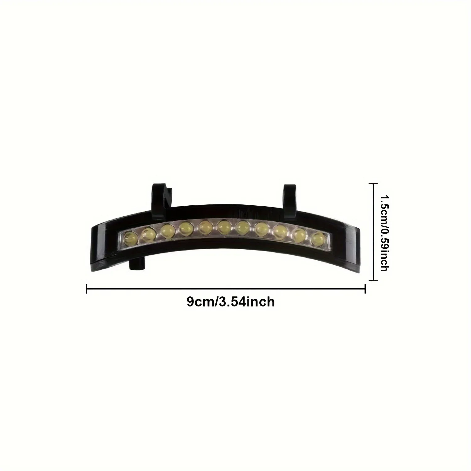 Linterna frontal LED superbrillante con Clip para sombrero, antorcha para pesca al aire libre, Camping y caza