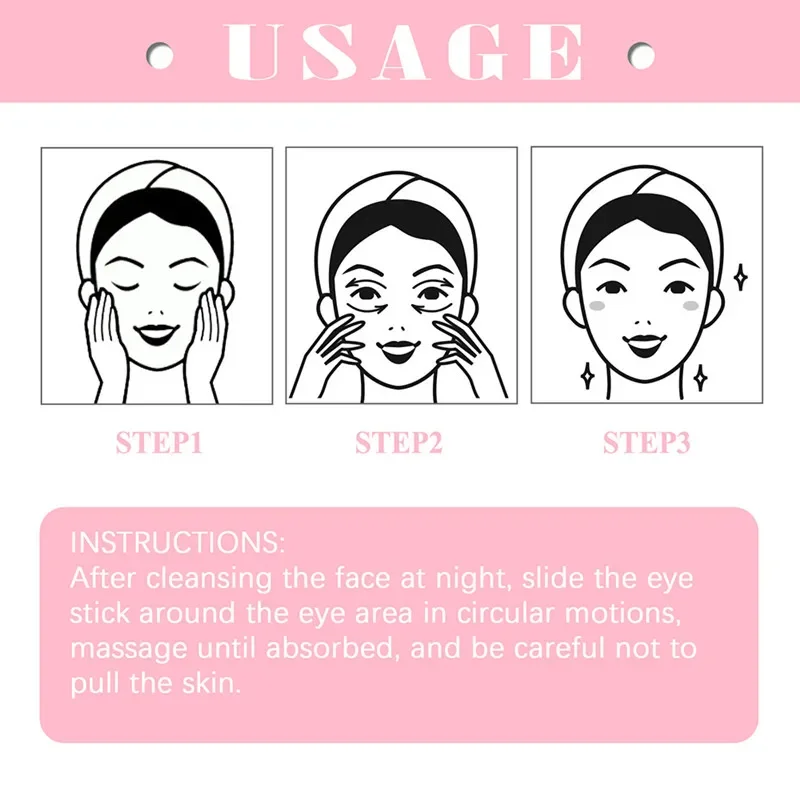 Крем для кожи вокруг глаз, от морщин, темных кругов и мешков