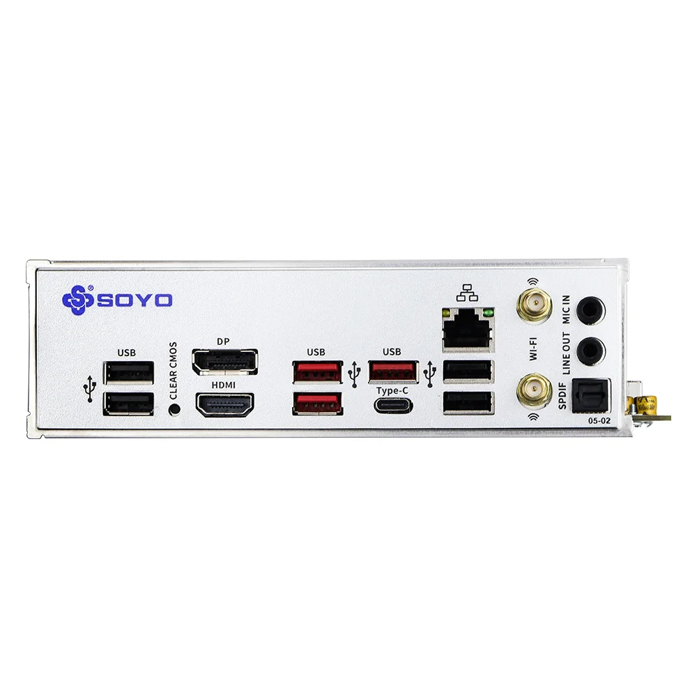Игровая материнская плата SOYO AMD Eternal B650ITX с двухканальной памятью DDR5 M.2 NVME PCIE5.0 AM5, сокет, WiFi 6 BT5.2