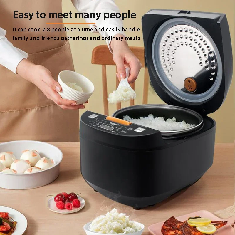 5L Hộ Gia Đình Nồi Cơm Điện Thông Minh Hẹn Thời Gian Làm Nóng Cơm Điện Cao Lửa Nấu Nhanh Nồi Cơm Đa Chức Năng