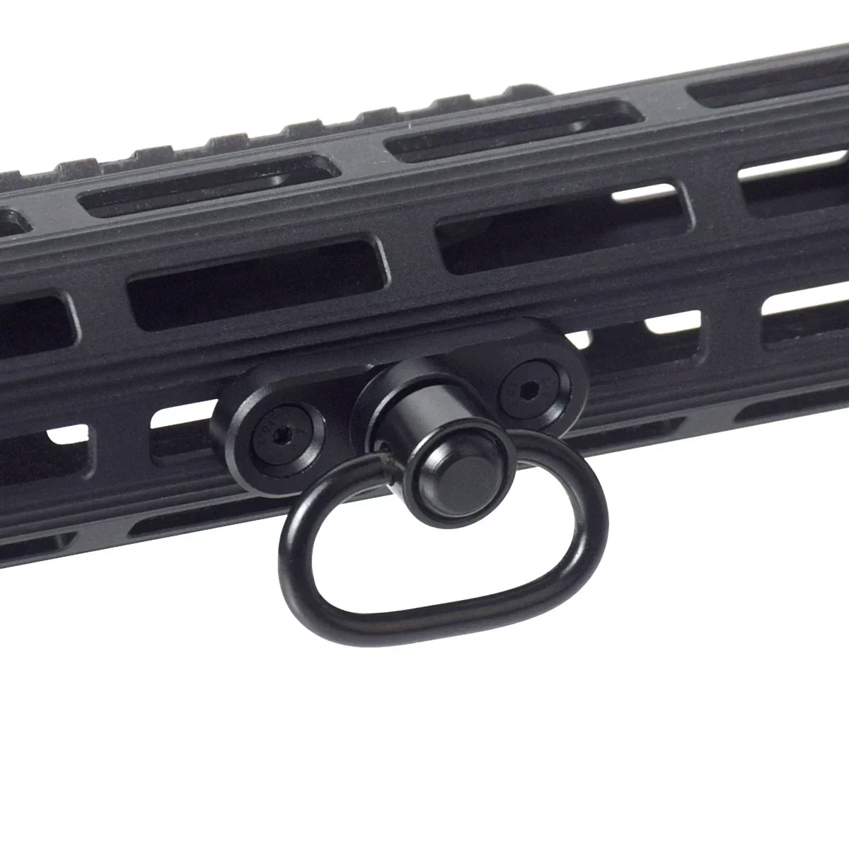 Pulsador de separación rápida resistente con soporte giratorio QD de 1,25" giratorios 360 °   Giratorio para eslinga de rifle de dos puntos fácil de montar