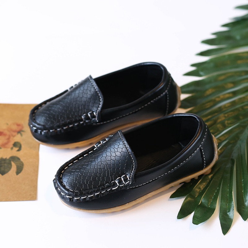 ร้อนทั้งหมดSize21-36รองเท้าเด็กหนังPUรองเท้าลําลองเด็กสาวรองเท้านุ่มสบายโลฟเฟอร์สวมรองเท้าเด็กZ Apatos Niña