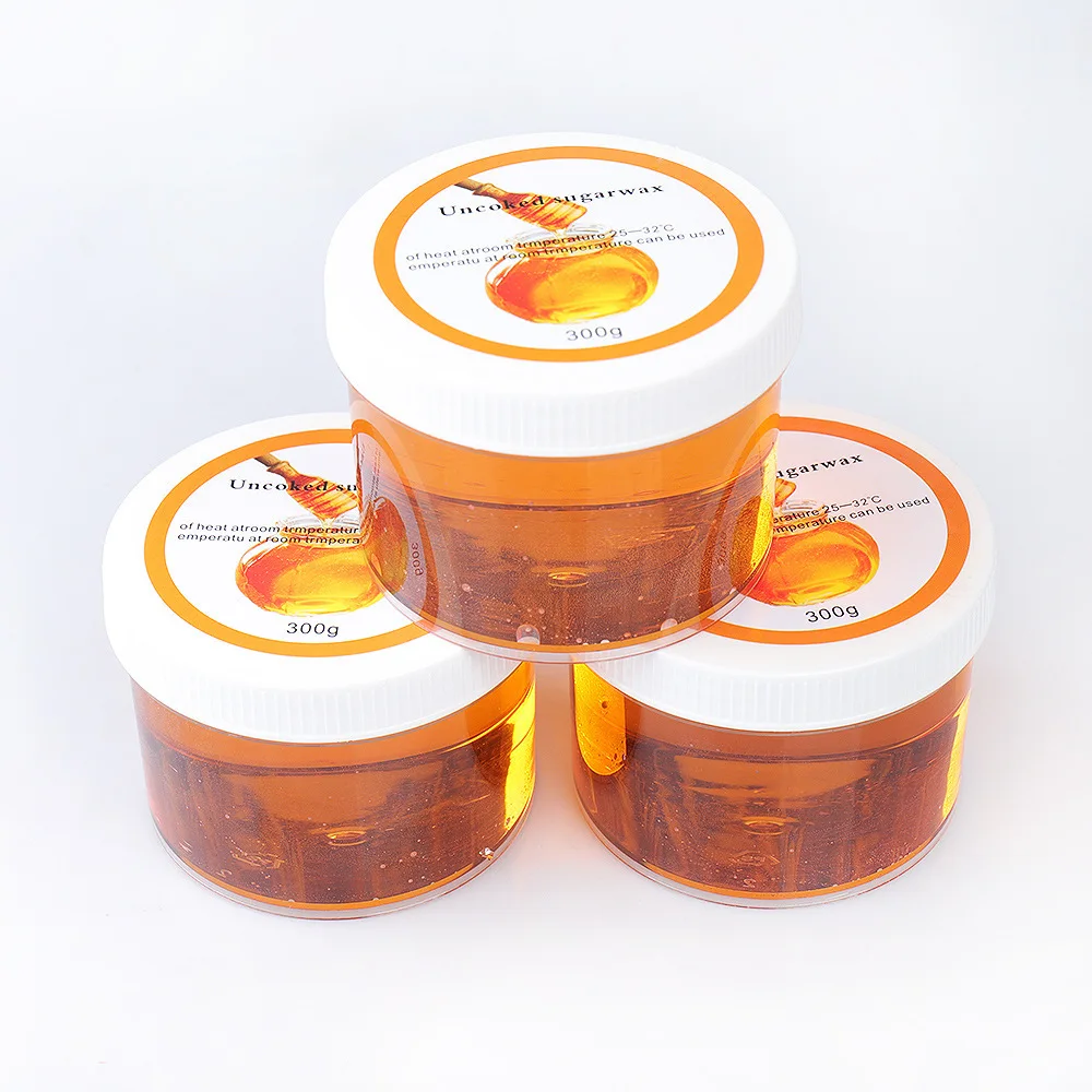 300g Honey Depilatory Wax for Hair Removal Gentle Adhesion Easy Application Suitable for All SkinTypes Gentle Depilation