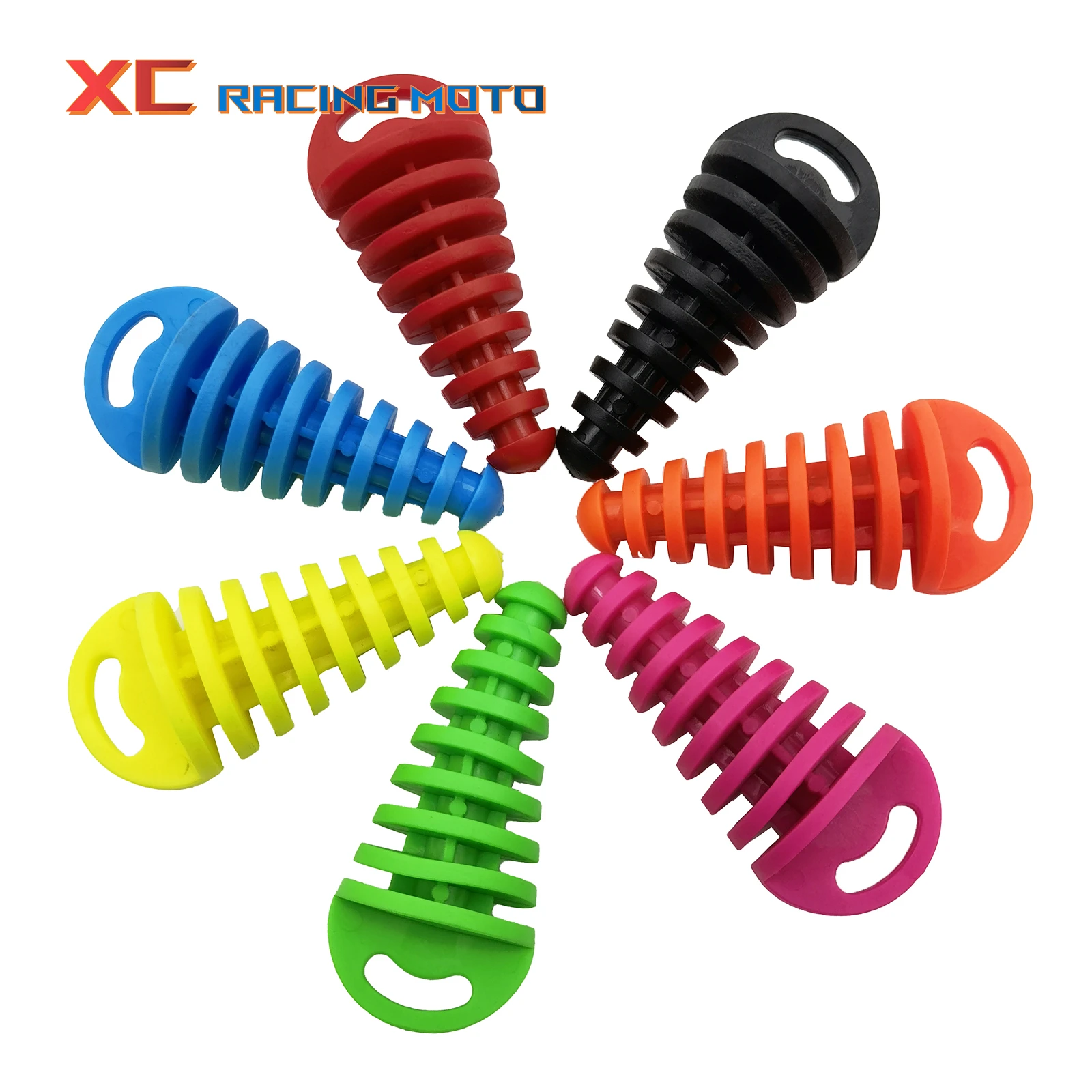 Tapón de tubo de escape para motocicleta, Protector de tubo de escape de PVC, purgador de aire para Honda, KTM, Yamaha, Kawasaki