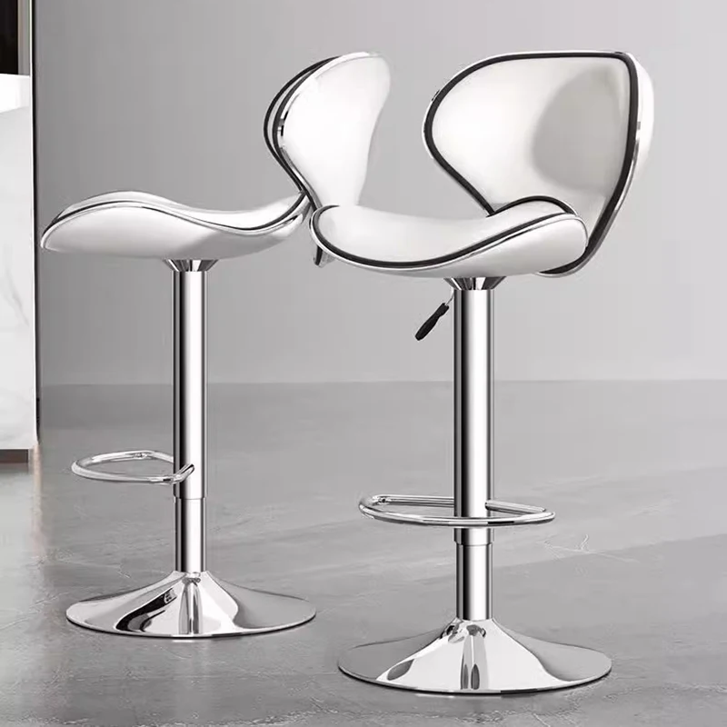 Luxuriöse Büro-Barstühle, drehbar, Designer, verstellbar, modern, minimalistisch, Barhocker, ergonomisch, weich, Taburete Alto, Wohnmöbel