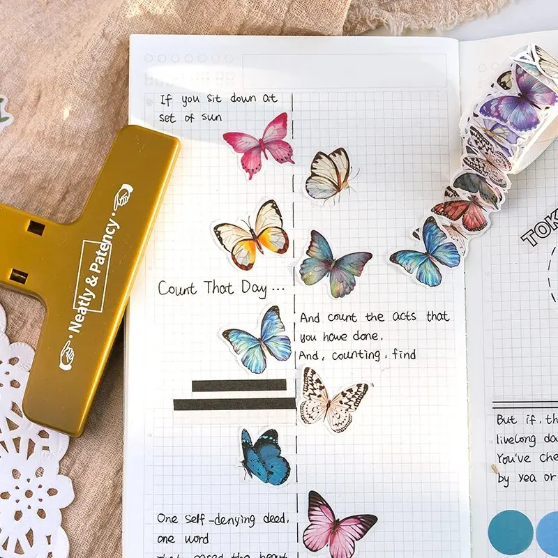 100 PCS/ม้วนการ์ตูนรูปพิเศษ Washi เทปสติกเกอร์สัตว์น่ารัก DIY คู่มือวัสดุ