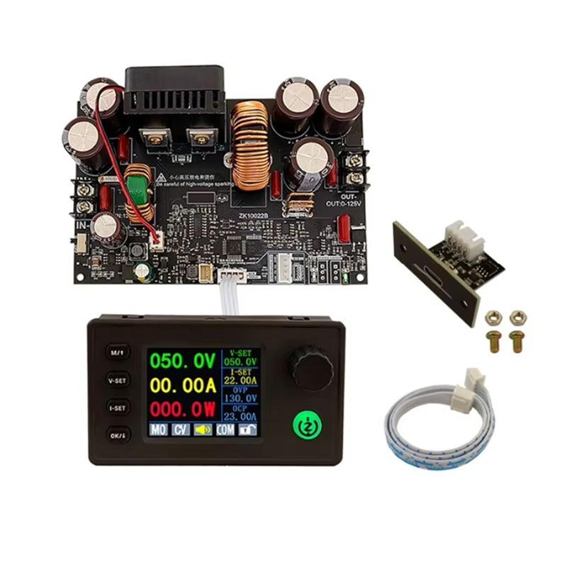 Регулируемый источник питания постоянного тока ABSY 1500 Вт ZK-10022 125 В 22 А, стабилизированное напряжение, постоянное напряжение, понижающий модуль постоянного тока