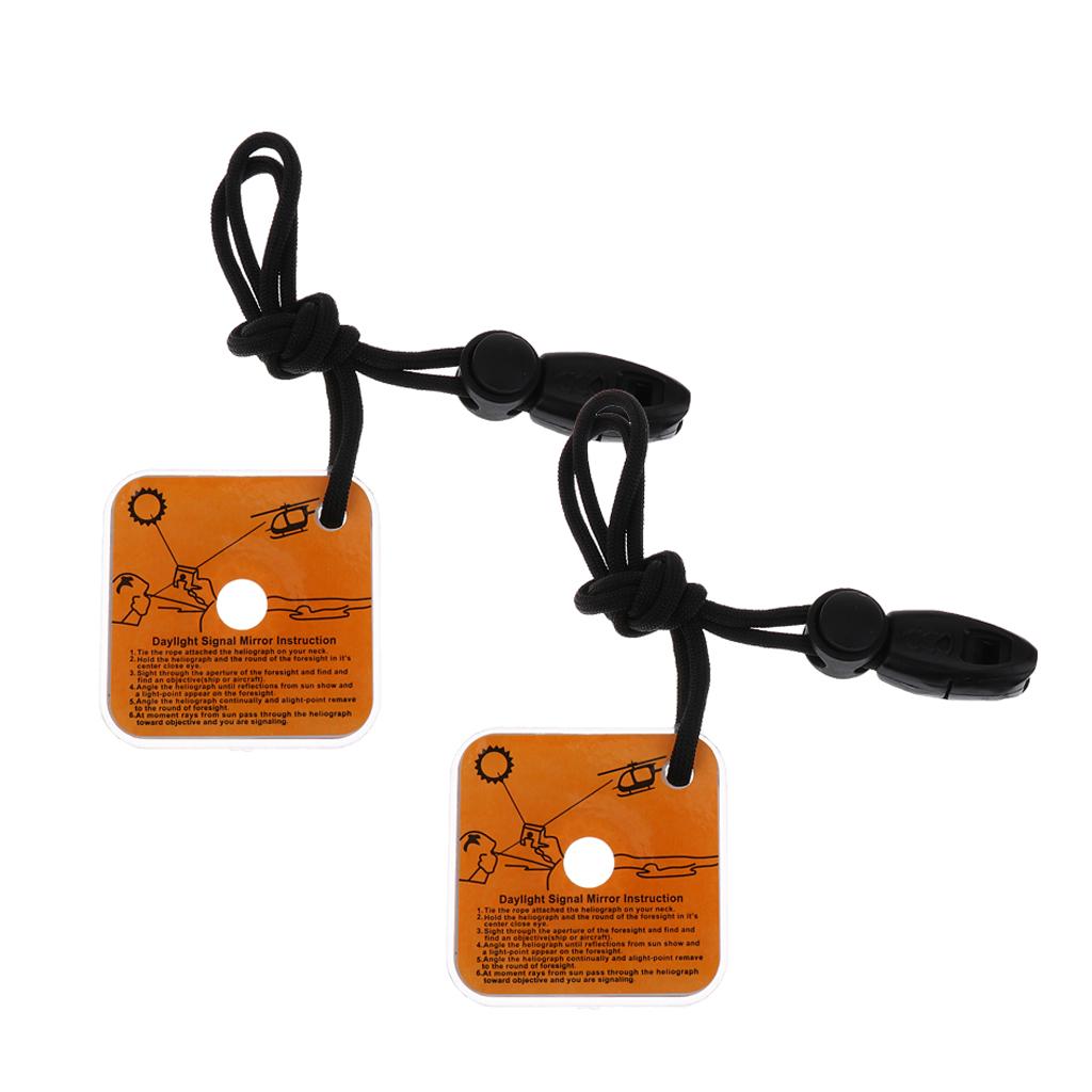 2pcs Reflective Lightweight Survival Emergency Boating Sports