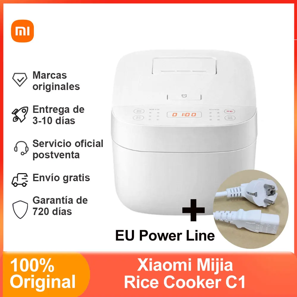 Xiaomi mijia reiskocher c1, 650w multifunktion aler intelligenter reiskocher, 3l/4l geeignet für 2-6 personen, unterstützung suppen kochen