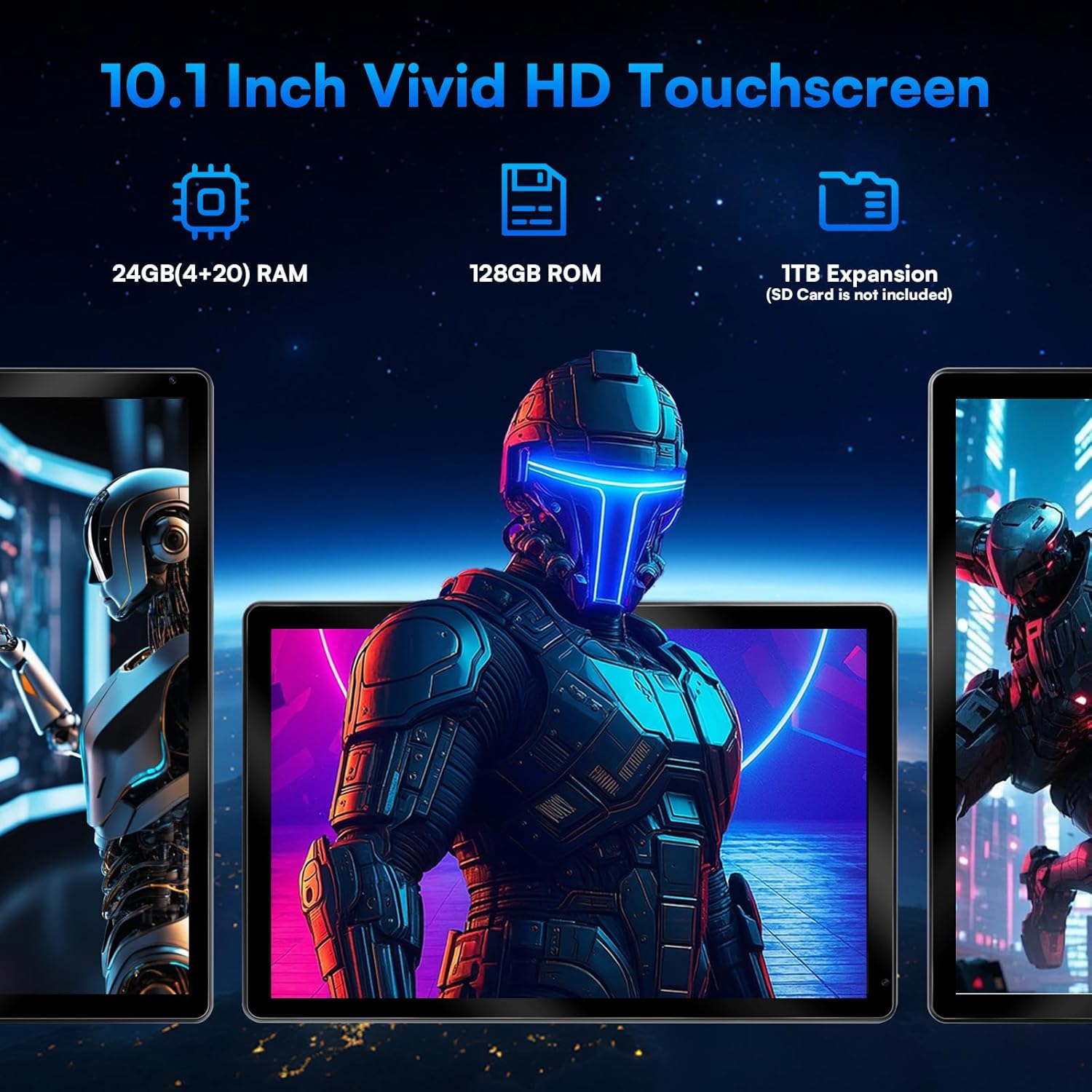 URAO C109L tabletas de 10 pulgadas Android 15 A523 tableta Octa Core 24GB + 128GB 1TB expansión WiFi 6 5MP + 8MP cámara teclado ratón conjunto