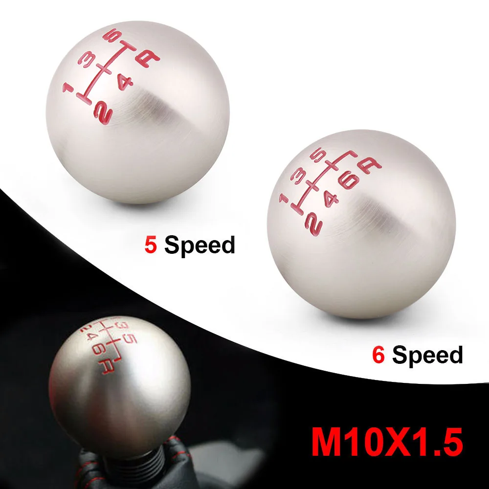 Nhôm 5/6 Tốc Độ JDM Bóng Hình Dịch Chuyển Bánh Răng Núm M10 * 1.5 Dành Cho Xe Honda Phù Hợp Với Công Dân Thành Phố FD2 FN2 EP3 LOẠI R DC2 DC5 AP1 AP2 S2000 F20C