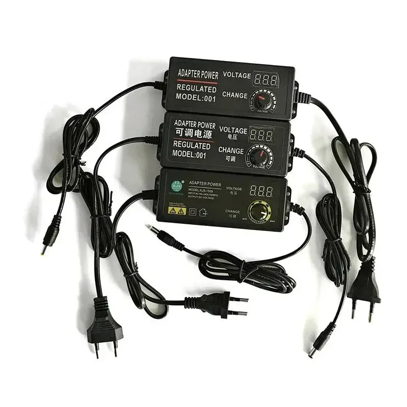 AC Adjustable Power Adapter 1 V-24 V 3 V-36 V 3 V-24 V 24 V-36 V 5 V-12 V 3 V-12 V ต่างๆแรงดันไฟฟ้าแหล่ง DC สําหรับ 2835 5050 5730 LED Strip