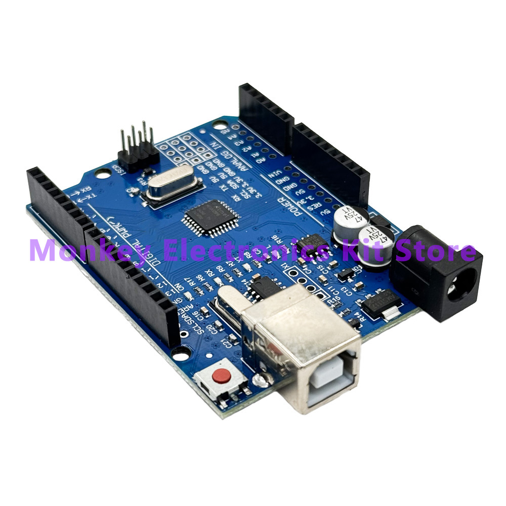 R3 ch340g + mega328p chip smd 16mhz r3 placa de desenvolvimento uno para arduino uno r3 placa de desenvolvimento cabo usb atega328p um conjunto
