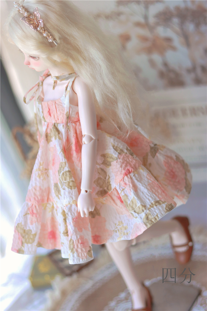 D04-B210 mainan buatan tangan anak-anak BJD/SD 1/3 1/4 rok bungkus pinggul bunga gadis besar 1 buah