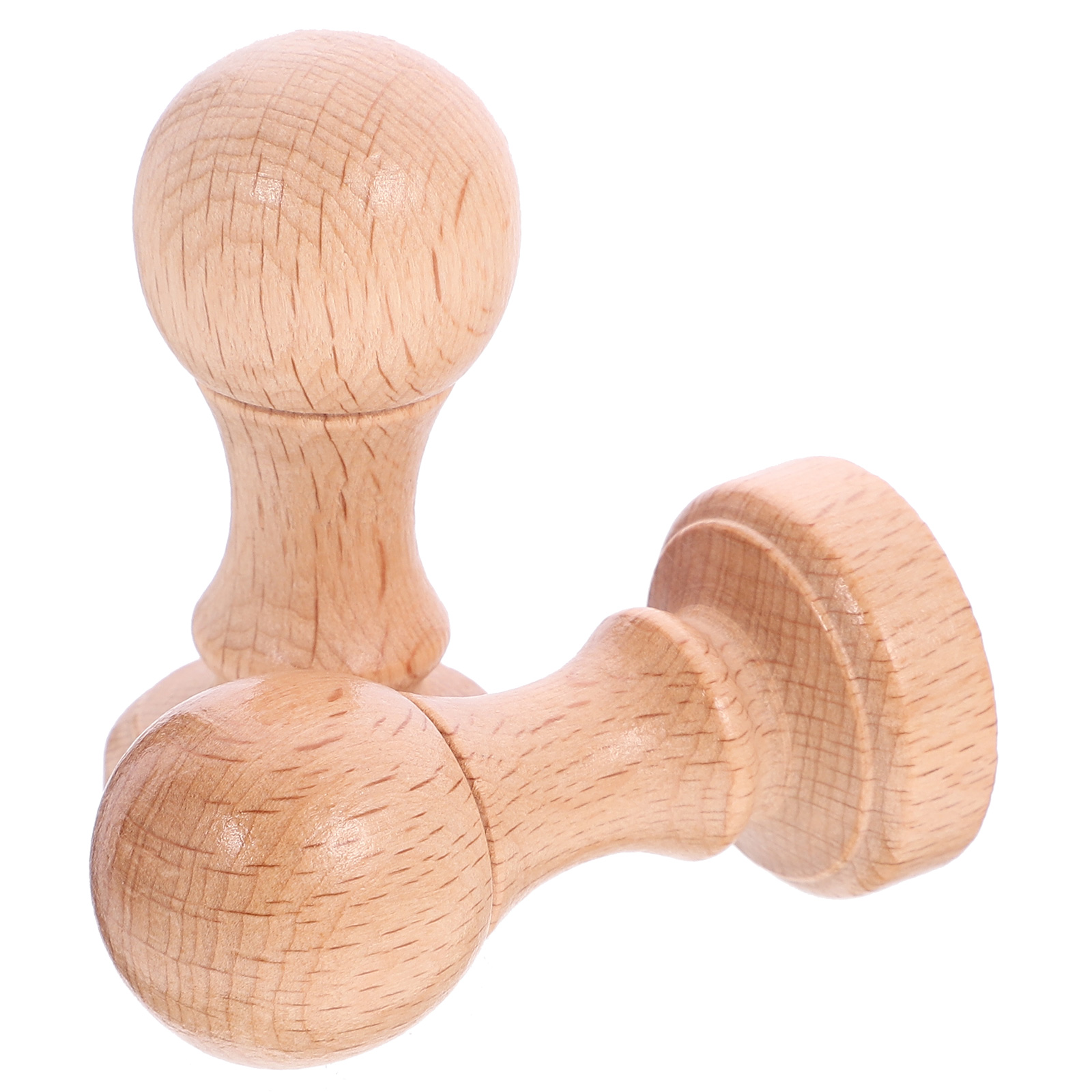 2 Stück hölzerne Siegel, blanko, kreativer Stempel, Retro-Dekor, neuartiges Tagebuch, Planer, Briefmarken