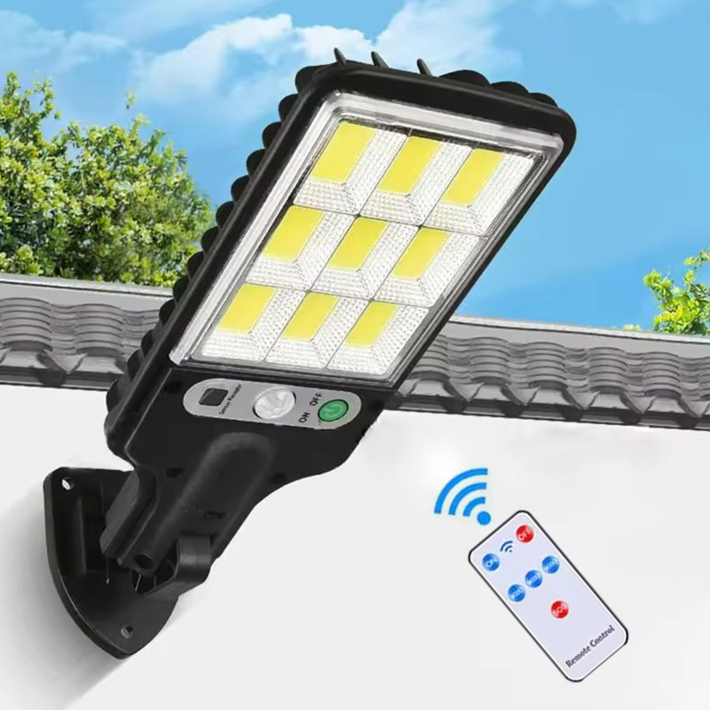 4 pacote de luzes solares ao ar livre à prova dwaterproof água 108cob led luzes parede segurança lâmpadas rua sensor movimento pátio garagem jardim iluminação