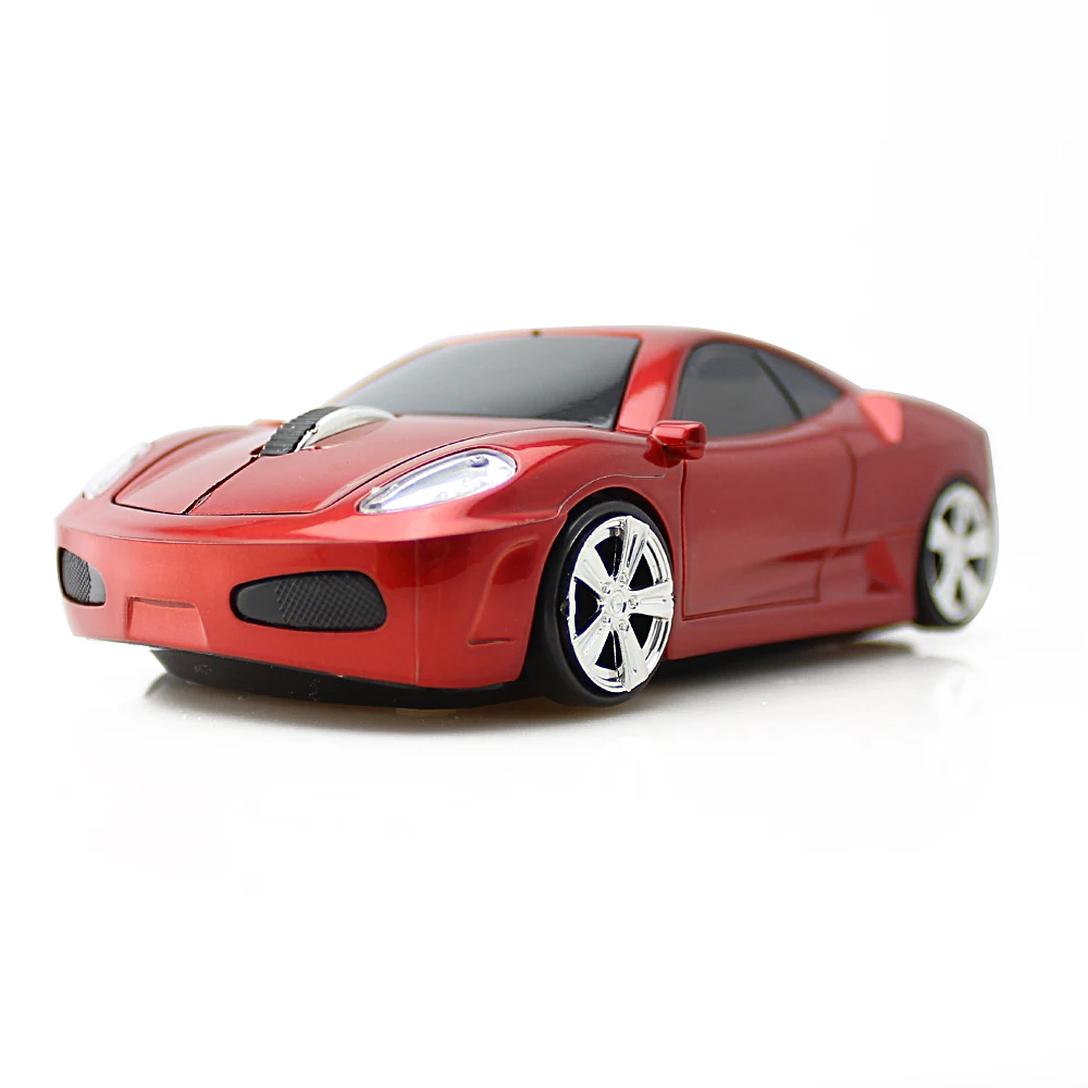 Dễ Thương Thiết Chuột Không Dây Xe Hơi 3D 1600DPI Mini Game Thủ Chuột Quang Máy Tính Cổng USB Chơi Game Mause Dành Cho Máy Tính Laptop Kid trẻ Em Quà Tặng