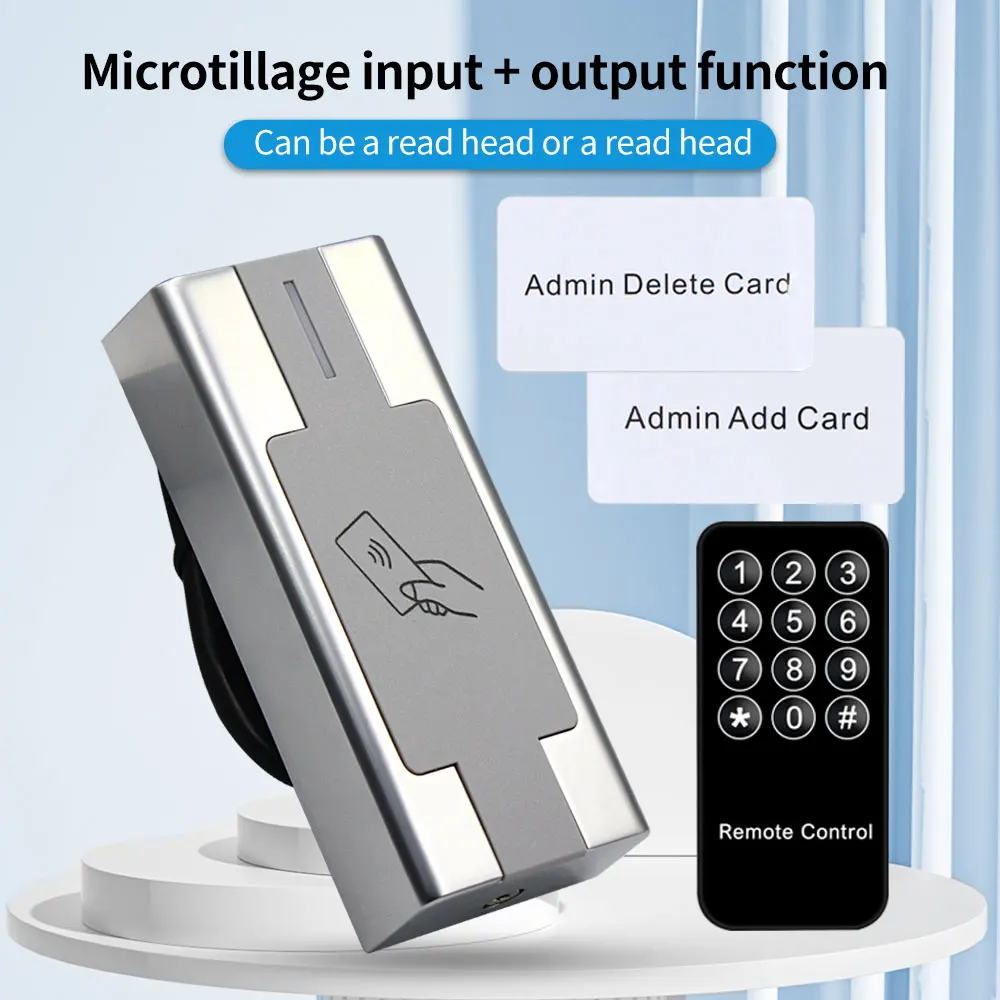 M1 EM Card Reader RFID Standalone Keyboard for Door Enter Electronic Lock System Metal Waterproof Access Control Keypad