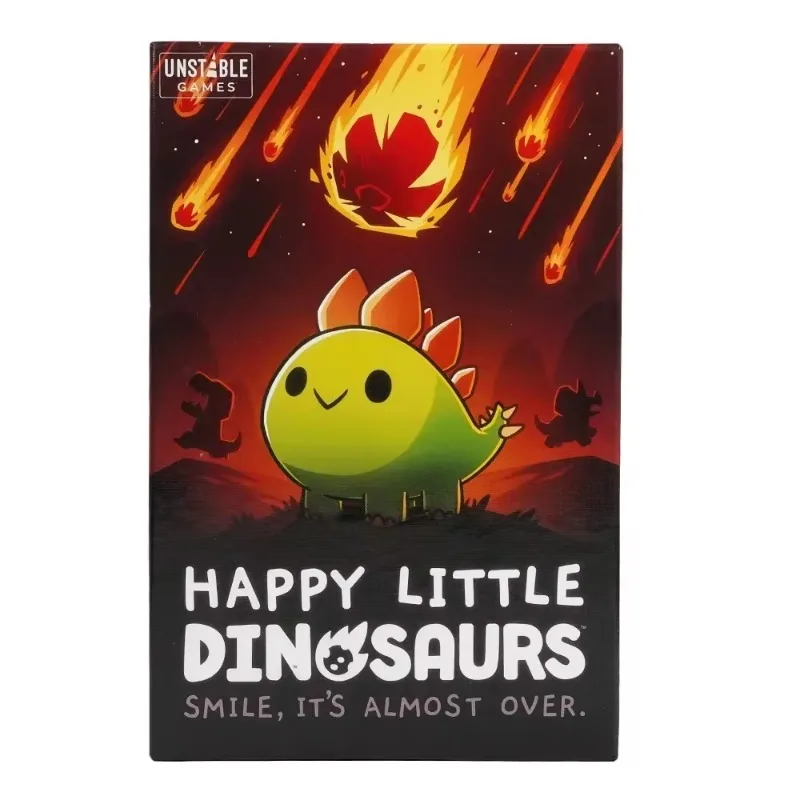 Juegos inestables Juego básico Happy Little Dinosaurs Sabotación competitiva Juego de cartas divertido Expansión de 5-6 jugadores Tic Tac K.O. : Dragones