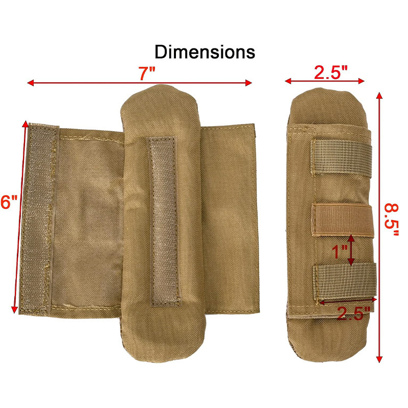 Tactical Vest Strap Shoulder Pad Shoulder Comfort Cushion Mesh Padded Molle Web 1000D Nylon For FCPC JPC XPC SS Plate Carrier