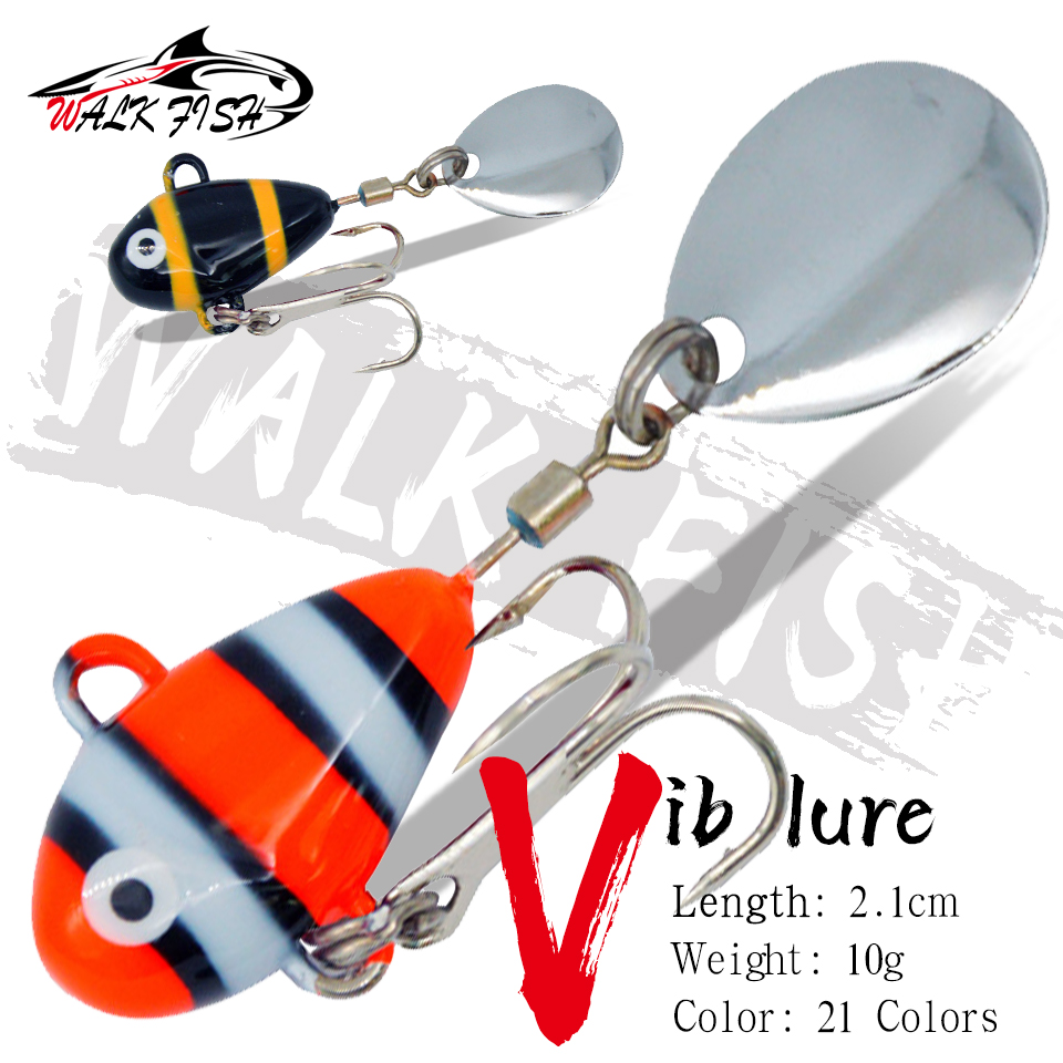 WALK FISH 10 г/2,1 см, Вибрирующая рыболовная приманка, металлическая искусственная приманка-ВИБ, свимбейт для спиннинга, аксессуары для ловли морского карпа
