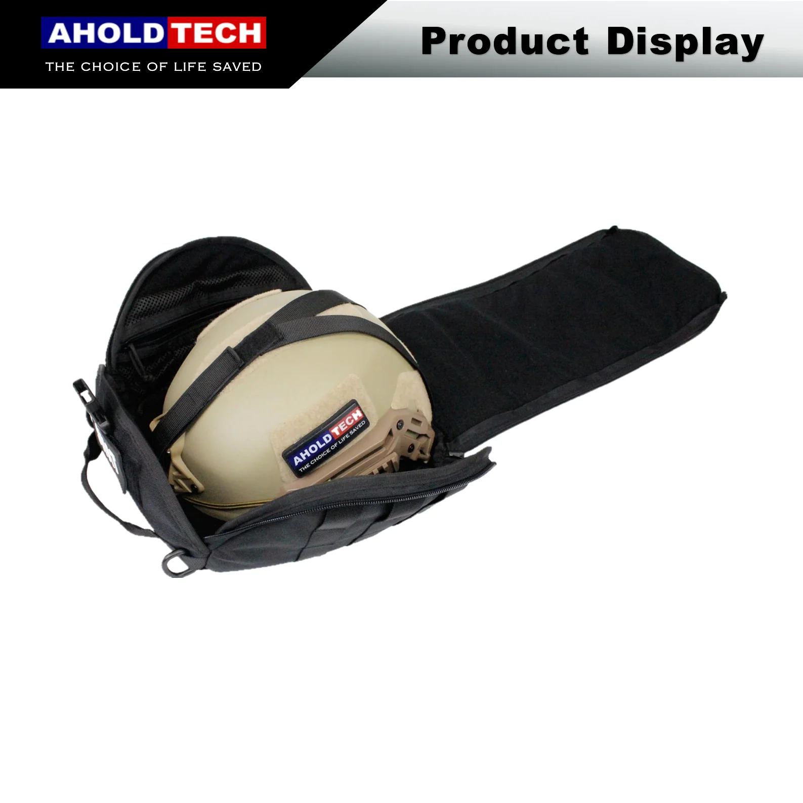 Aholdtech ของแท้กระเป๋าเก็บหมวกกันน็อคยุทธวิธีสําหรับพกพาหมวกกันน็อค MICH Wendy อย่างรวดเร็ว