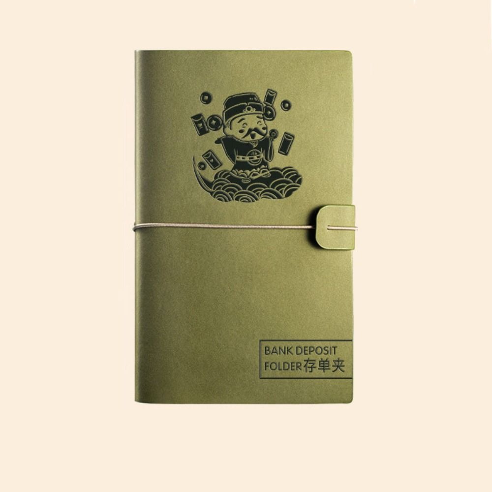 PU-leer Bill Planner Binder Losbladig transparant geld Budget Binder Herbruikbare contante enveloppen Besparingsuitdagingen Notbook