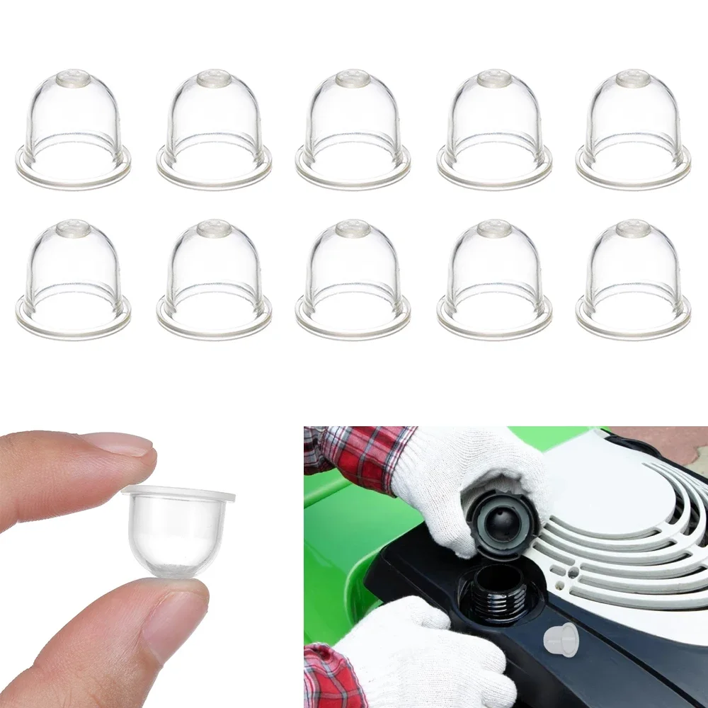 Piezas de repuesto para carburador, bomba de combustible pequeña para motosierras, soplador, recortador, desbrozadora, 10 piezas, 19/22mm