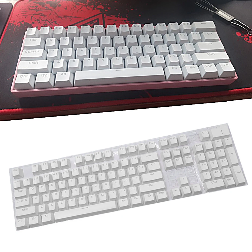 104 stücke ABS Universal Mechanische Tastatur Tastenkappen Desktop-Computer Ergonomische Leere Tastenkappen Für Cherry MX Mechanische Tastatur Kappen
