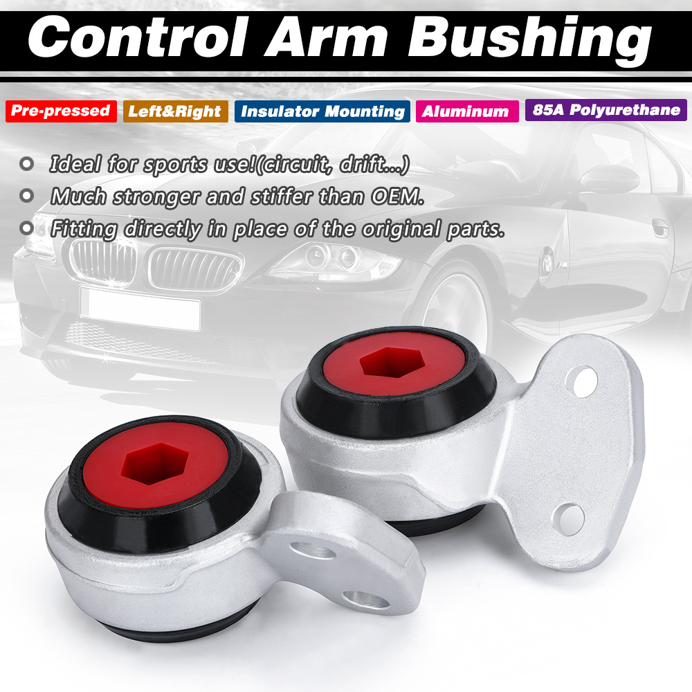 Front Control Arm Bushings For BMW E46 E85 325i 330i Z4 99-06 PQY-CAB16