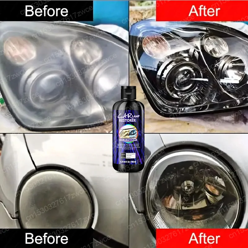 Car Headlight Polishing Agent Scratch Remover Repair Fluid Headlight Renewal Polish And Maintenance Liquid Kit Auto Accessories