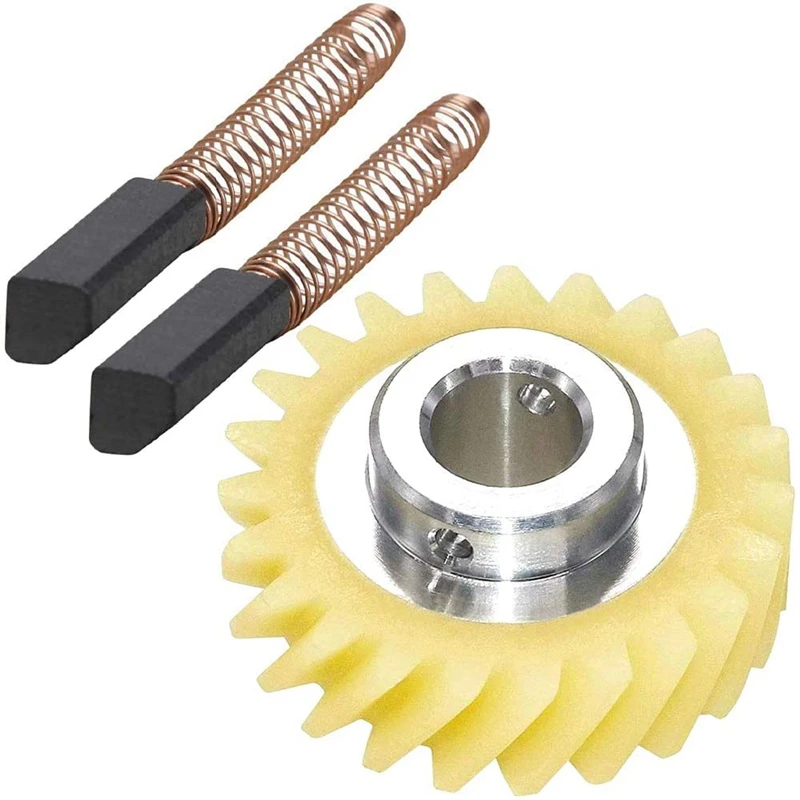 W10112253 9706416 Động Cơ Bàn Chải W10380496 4162897 Phối Con Sâu Ổ Bánh Răng Cho Kitchenaid Đứng & Một Cặp Động Cơ Bàn Chải