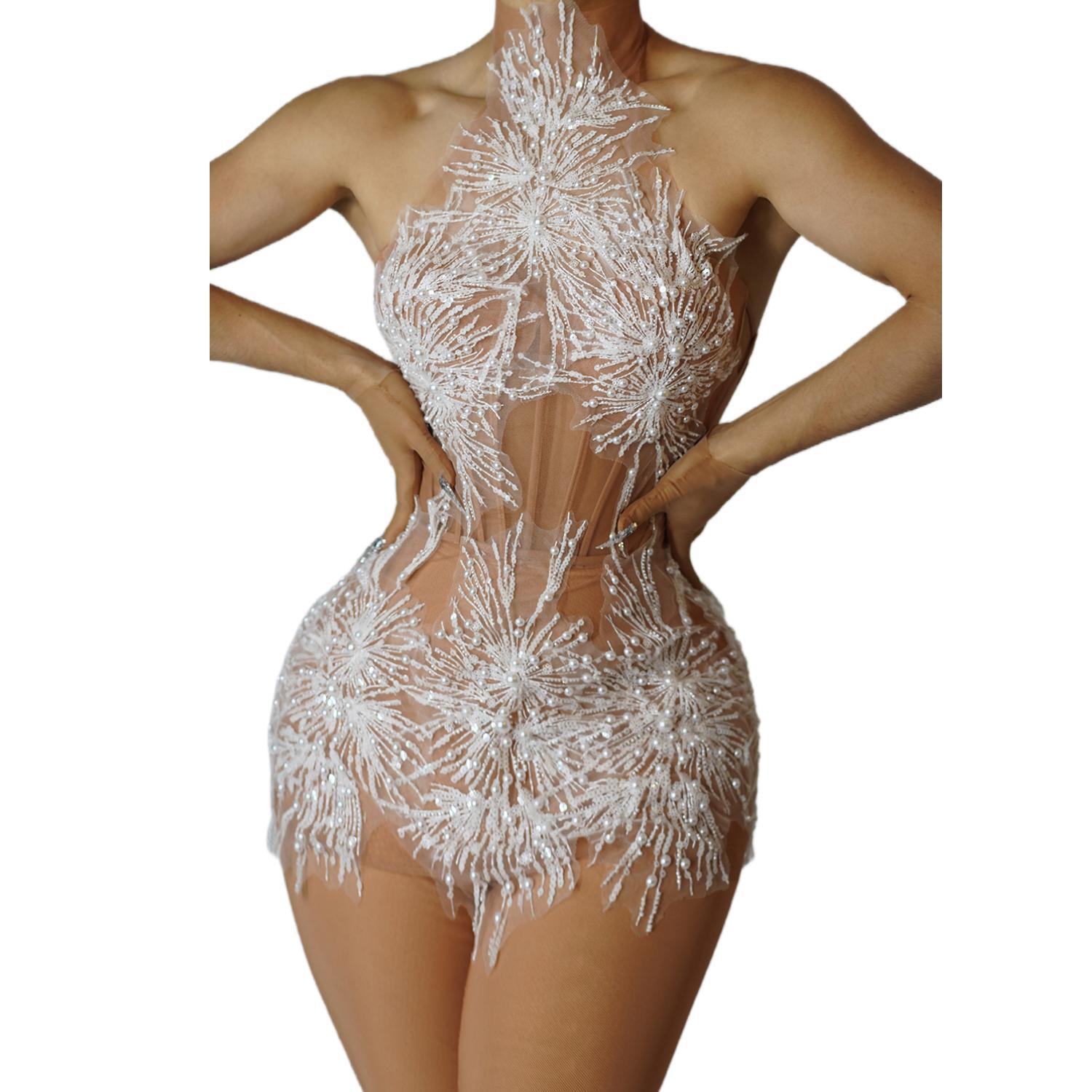 Strass brilhantes pérolas neve vestido curto elegante celebrar noite casamento vestido de baile vestido de aniversário fotografia wear xuehua