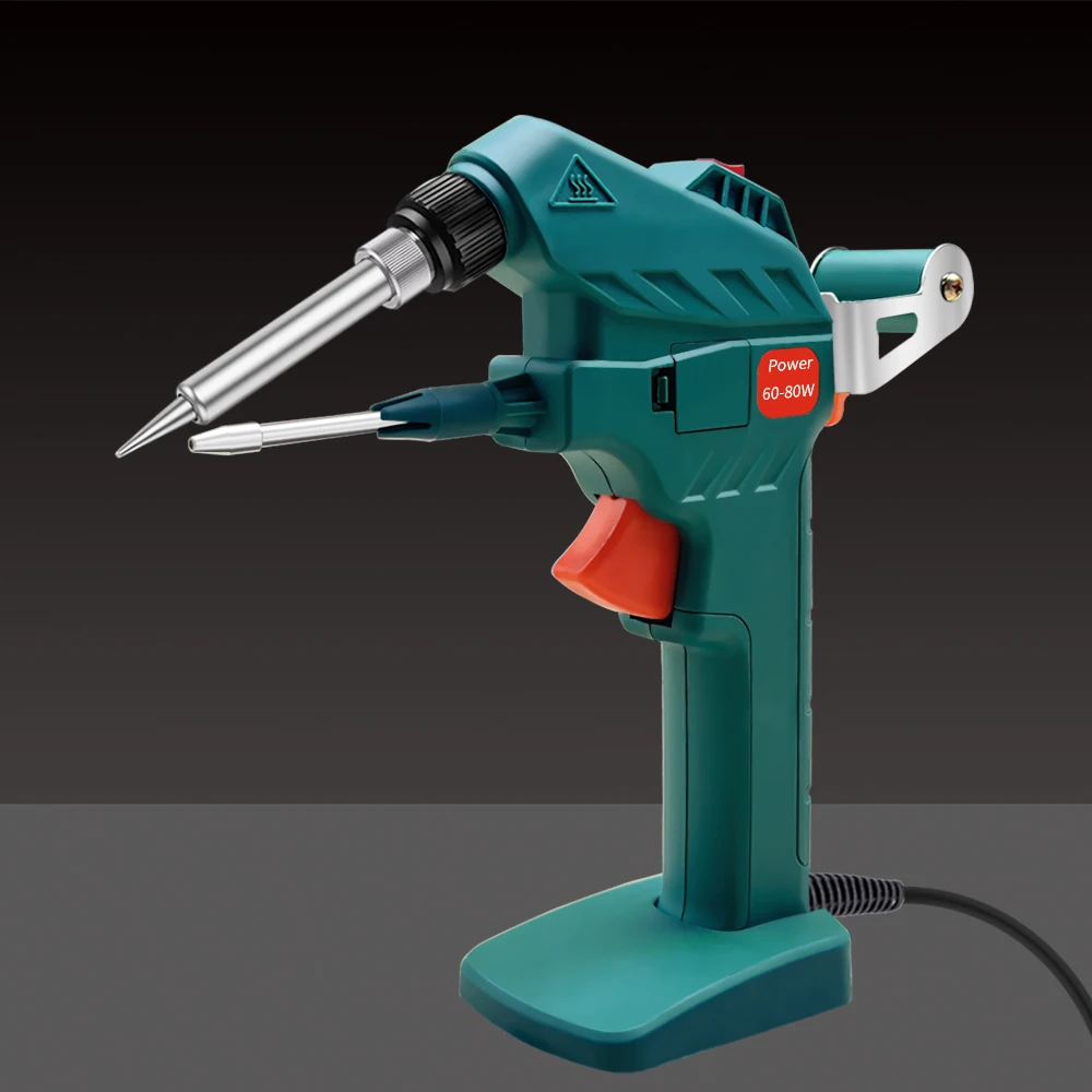 Electric Soldering Iron Gun Hand-held Internal Heating Soldering Iron Automatically Send Tin Gun Soldering Welding Repair Tool