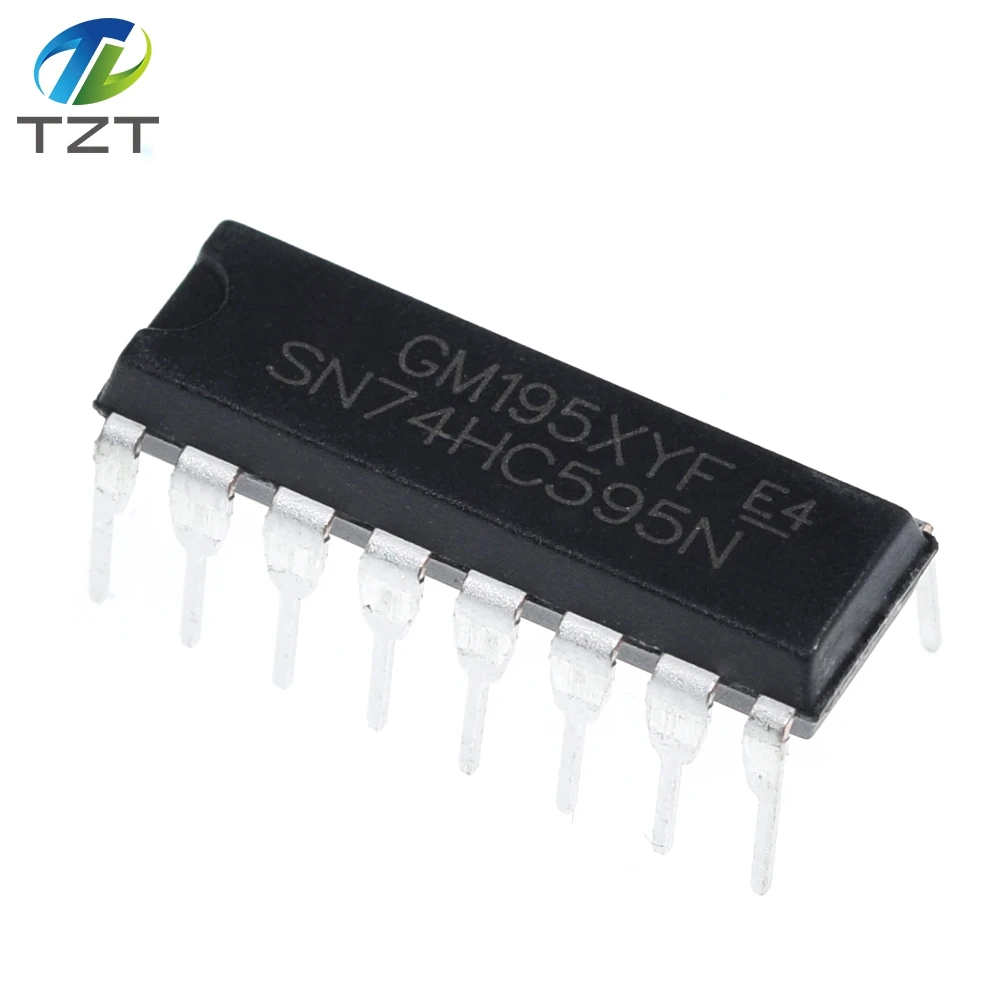 TZT 10 Uds SN74HC595N SN74HC595 74HC595N 74HC595