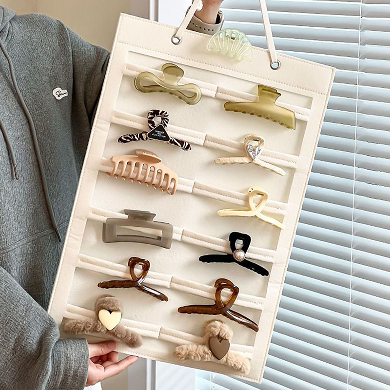 Органайзер для бантов для волос, настенный вместительный зажим для волос, аксессуар для комнаты девушки