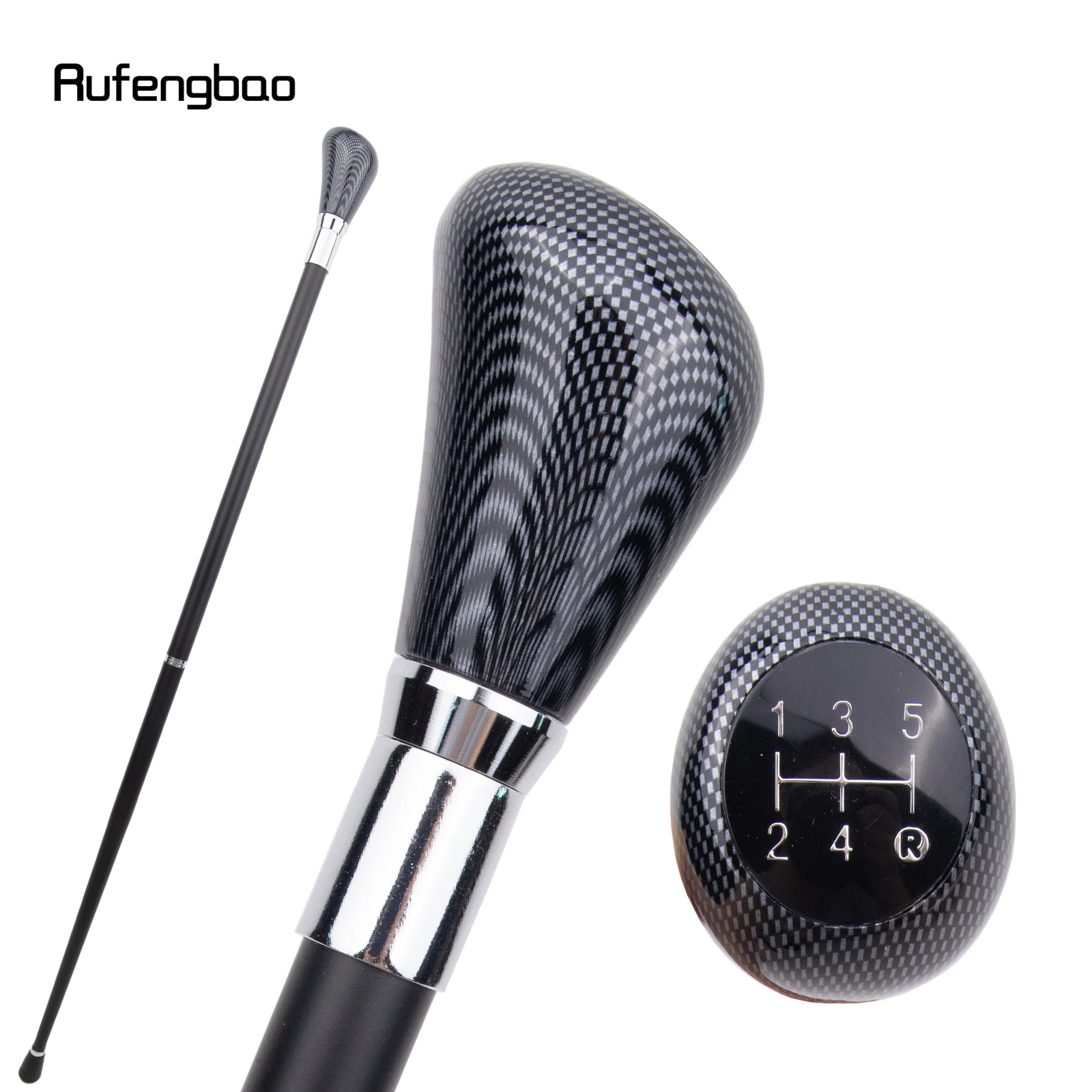 Preto grade branco bengala moda decorativa bengala cavalheiro elegante cosplay cana crosier 93cm