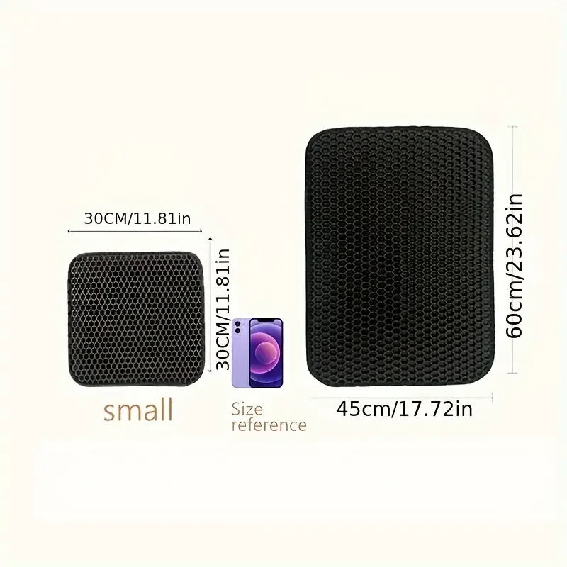 Double Layer Cat Litter with Aterproof EVA Material Easy to Clean Leak Splash Proof Waterproof Foldable Washable Pet Sanding Pad