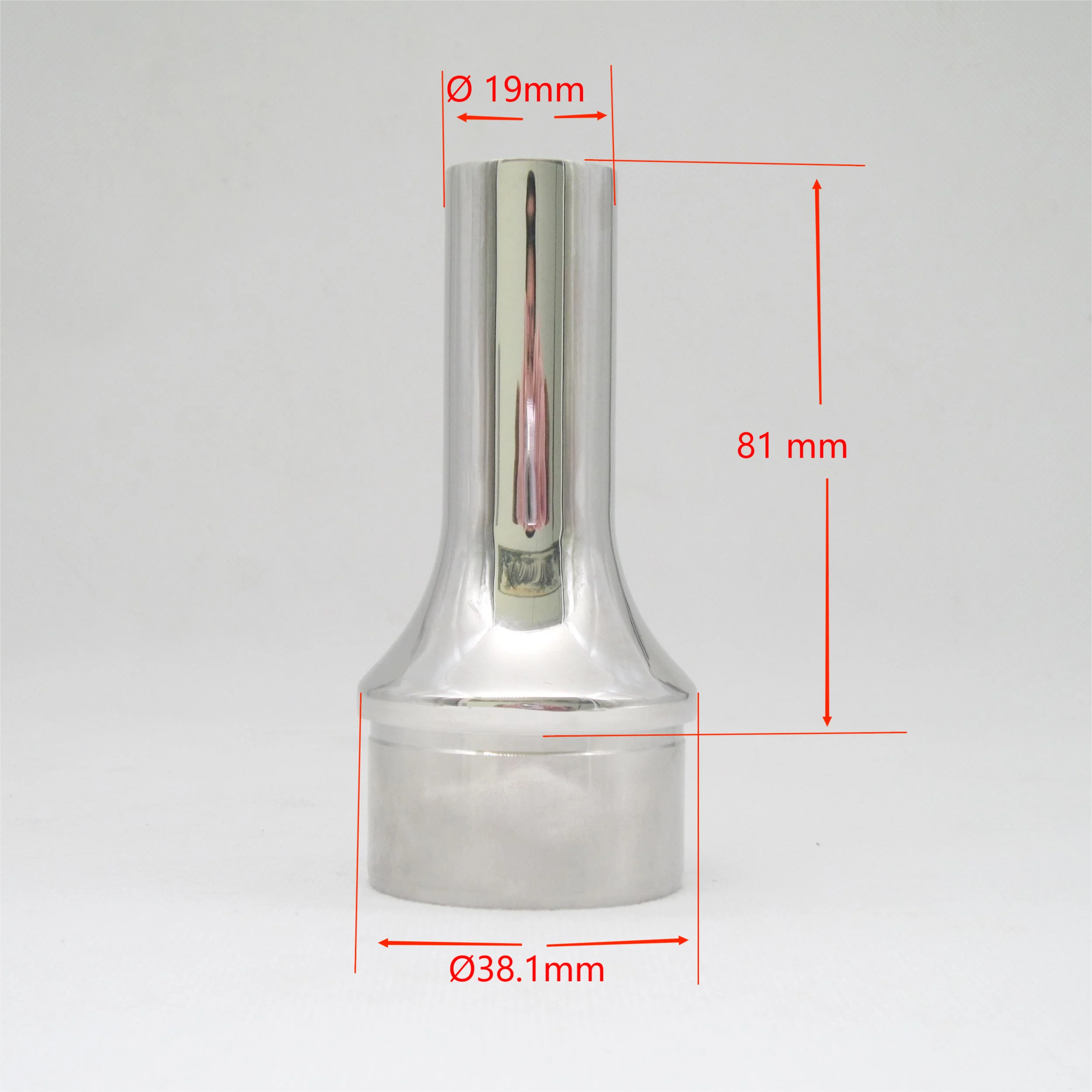 Supporto per corrimano per balcone con riduttore per corrimano per saldatura per ringhiera per scale in acciaio inossidabile 316 da 38,1 mm