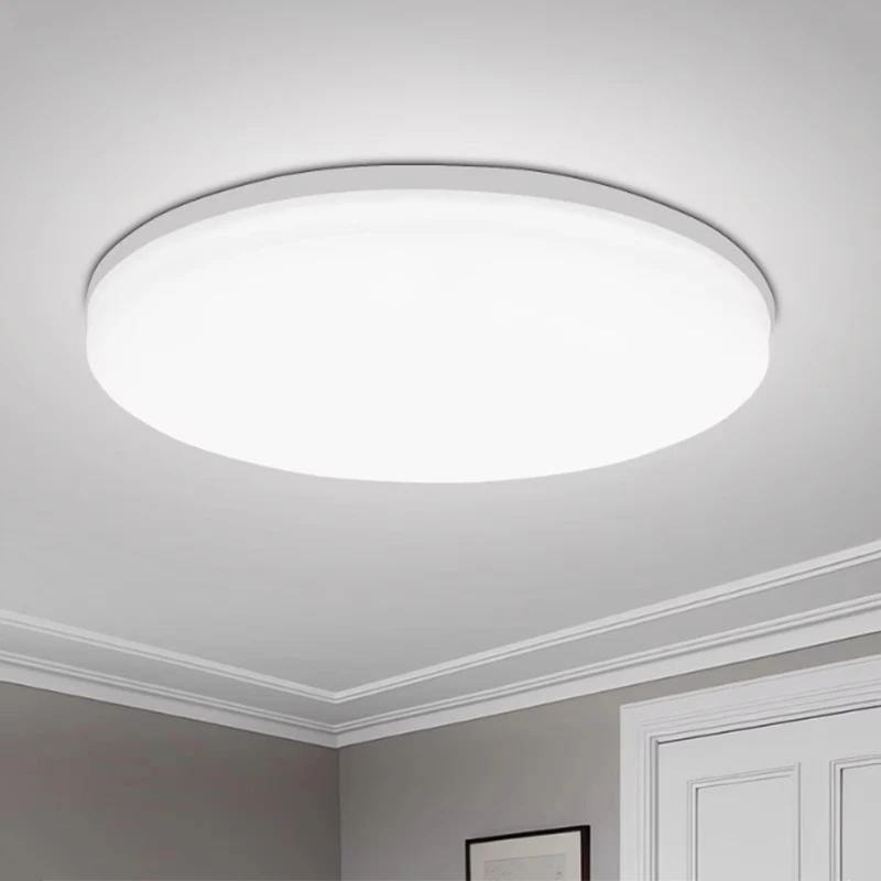 Plafoniera moderna a LED rotonda ultrasottile Camera da letto Lustre Luci a LED per la decorazione domestica della stanza Lampade da soffitto 48W 36W 24W 18W
