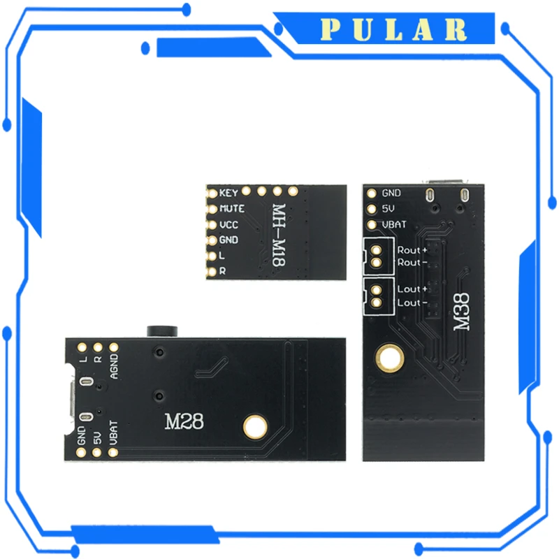 MH-MX8 Wireless Bluetooth MP3 Audio Receiver board PLR Module BLT 4.2 mp3 Lossless Decoder Kit High Fidelity HIFI M18 M28 M38