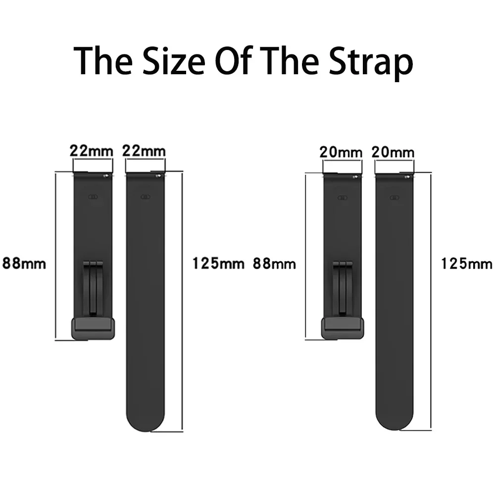 20mm 22mm Soft Silicone Smartwatch Band For Xiaomi Mi Watch 2 Pro/S3/S2/S1 Active Pro Color 2 Straps Replacement Bracelet Correa