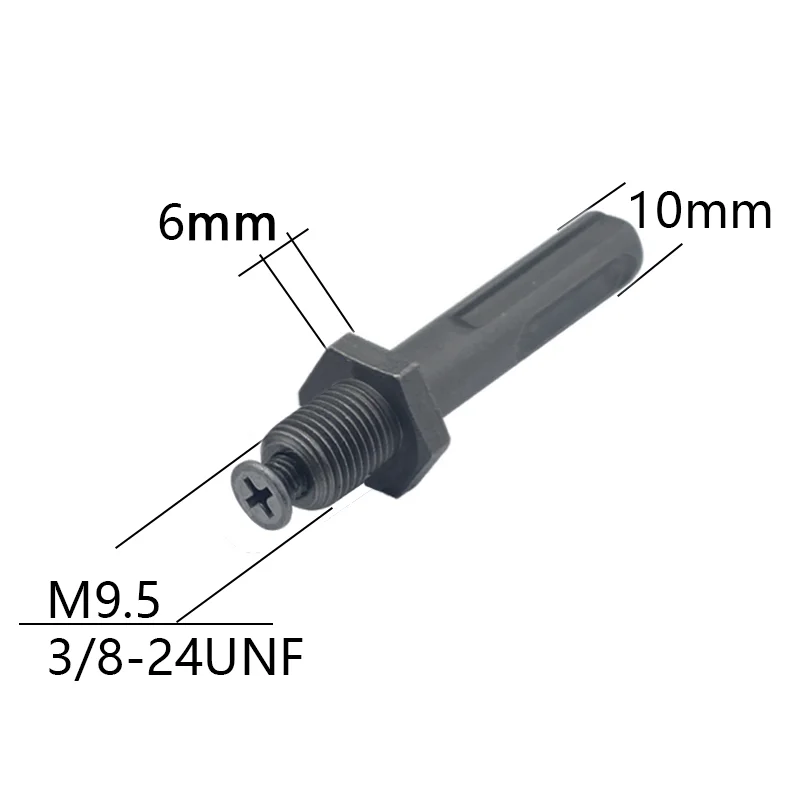 1/2"-20UNF / 3/8''-24UNF Thread Quick Change Adapter For Impact Wrench Conversion SDS-Plus / Hex / Socket Square Female Adapter